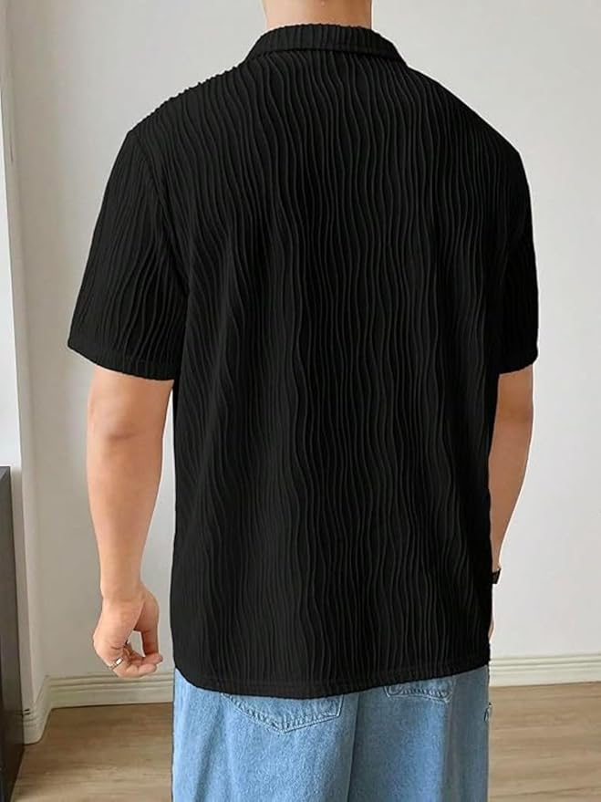 LERIYA FASHION Cotton T-Shirt for Men – Soft Breathable Fabric | Regular Fit Half Sleeve Collar Tee for Summer Casual Wear (Available in Plus Size and Combo Pack of 2)