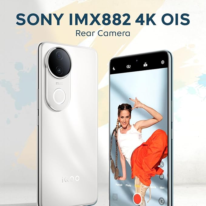 iQOO Z10R 5G (Moonstone, 8GB RAM, 256GB Storage) | 32MP 4K Selfie Camera | Quad-Curved AMOLED Display | Dimensity 7400 Processor with 750K+ AnTuTu